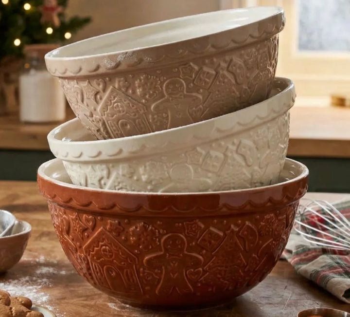 Mason Cash Gingerbread Lane Mixing Bowl Collection