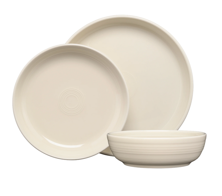 Fiestaware Coupe Bowl 3-Piece Place Setting