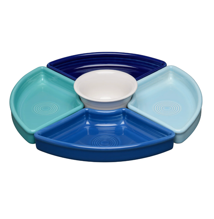 Fiestaware 5-Piece Mixed Colors Entertaining Set 8 1/5"