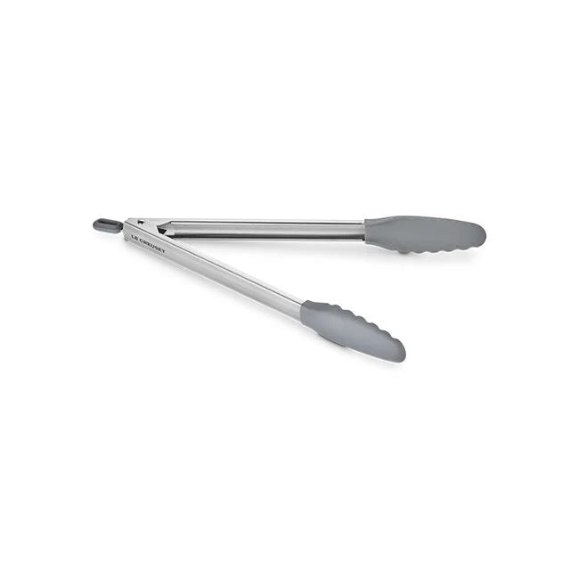 Signature Stainless Steel Tongs with Silicone