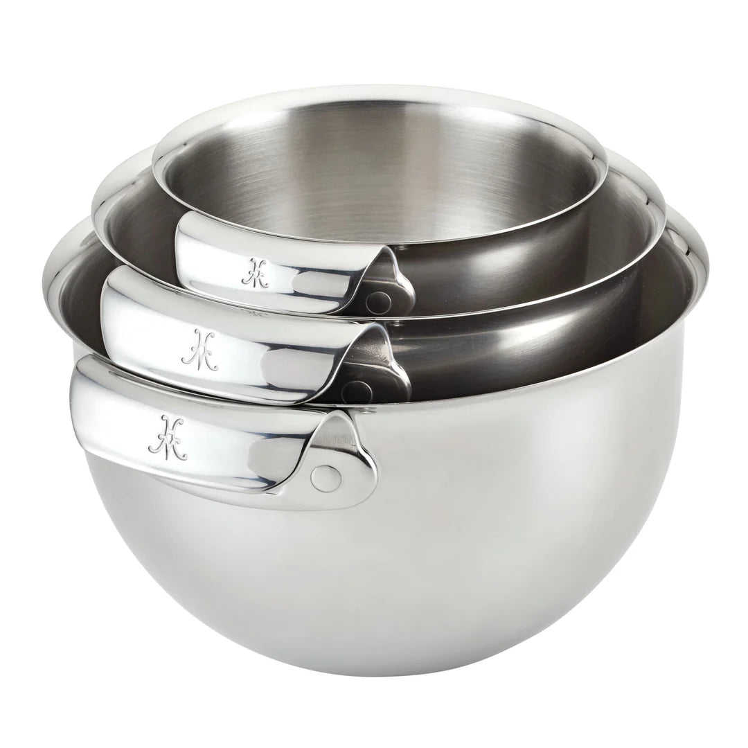 Provisions: 3-Piece Stainless Steel Mixing Bowl Set