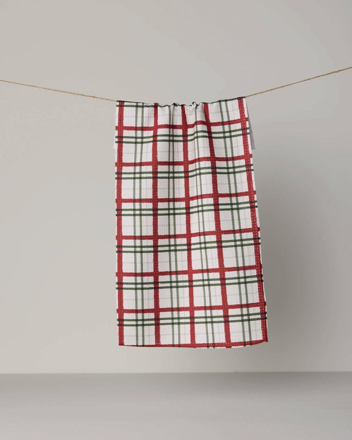 Ribbon Plaid Mini Towel - Holiday 2026