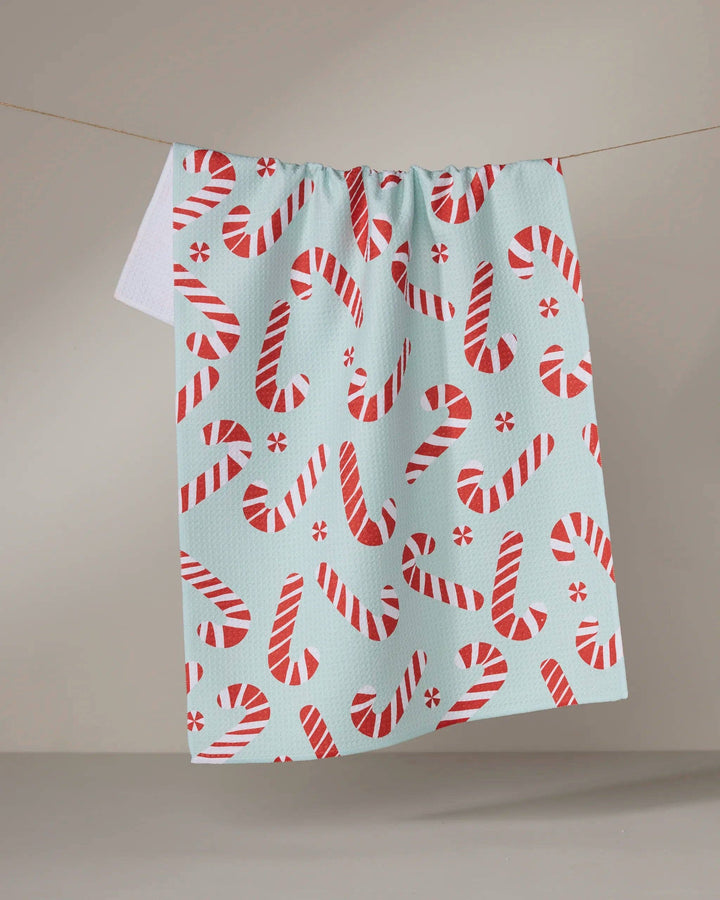 Peppermint Twist Kitchen Tea Towel