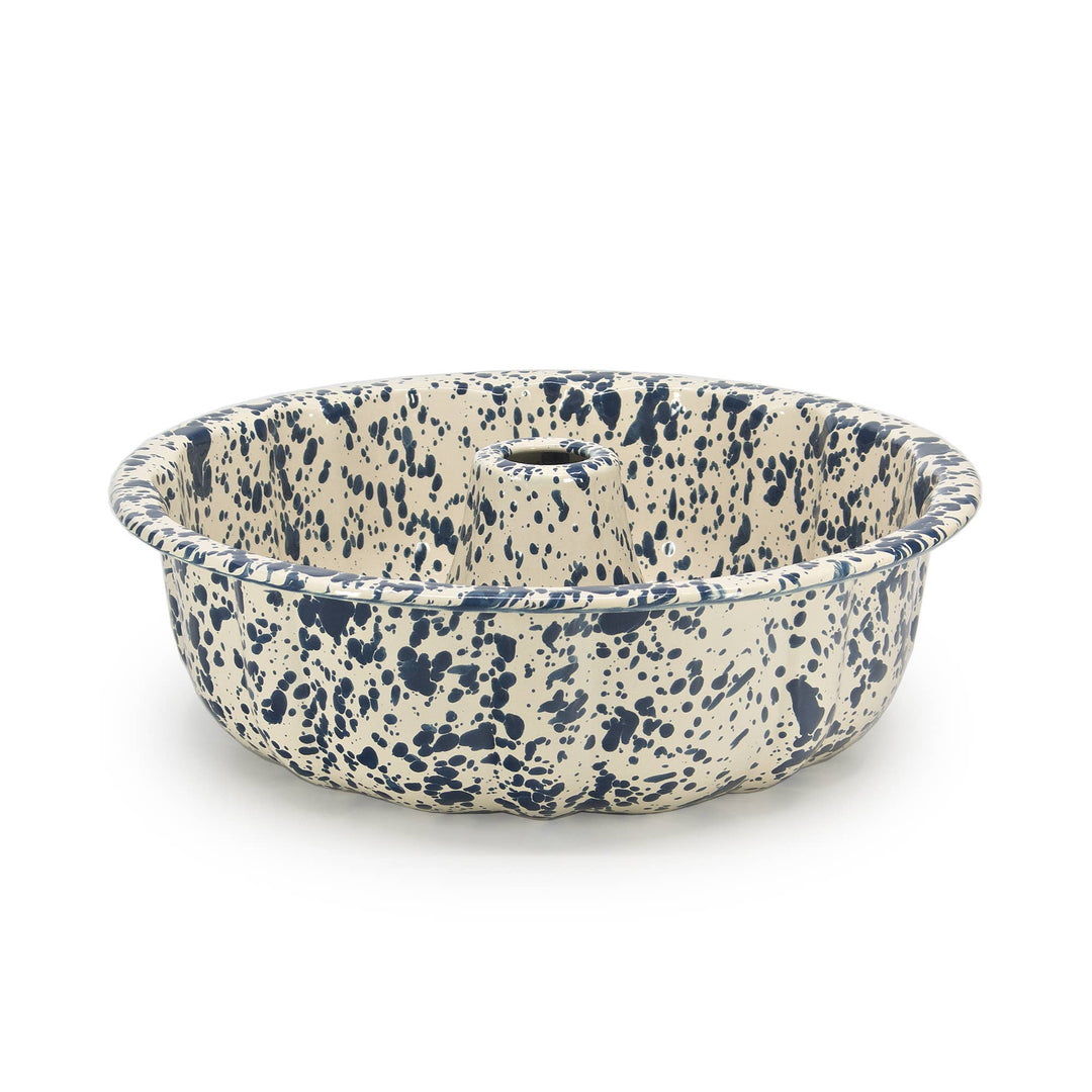 Splatter Enamelware Bundt Pan