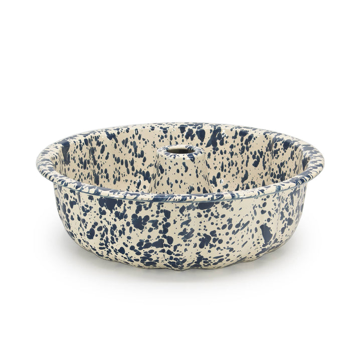 Splatter Enamelware Bundt Pan