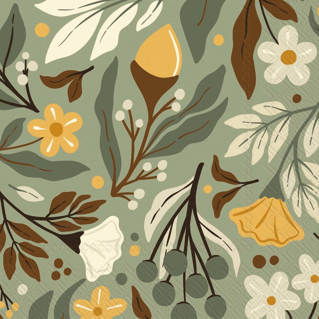 Autumn Acorn Paper Lunch Napkins