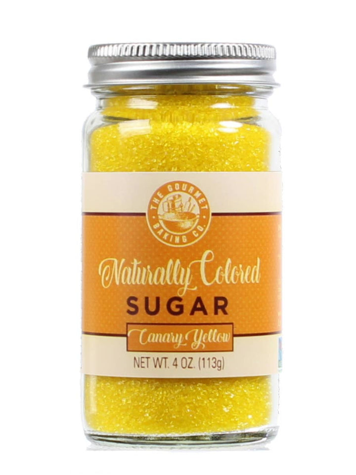 Naturally Colored Yellow Canary Sugar 4oz