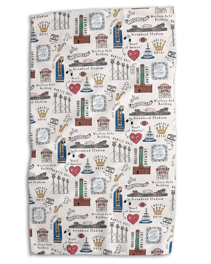 KC City Proud Double-Sided Kitchen Towel