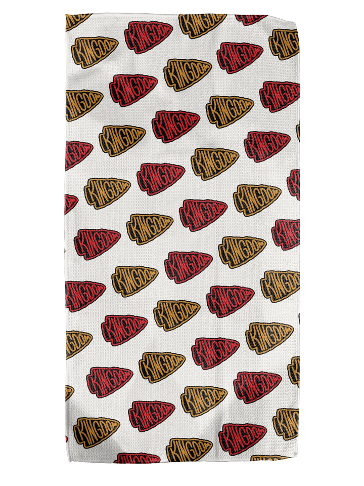 Kingdom Arrows Cream Bartender Double-Sided Towel