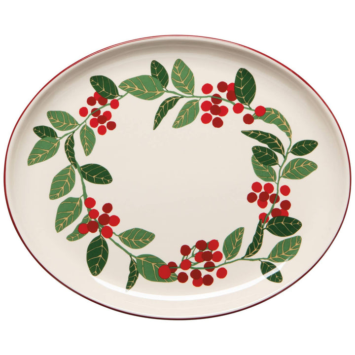 Merry Berry Christmas Shaped Dish