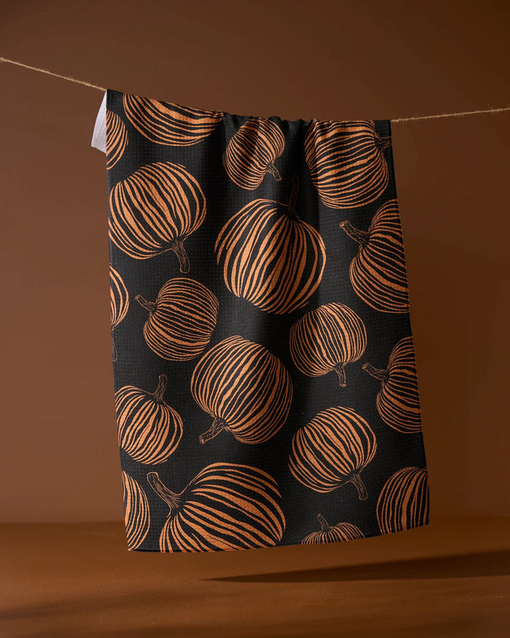 Pumpkin Noir Kitchen Tea Towel