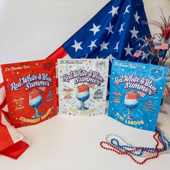 Noble Mick's Red, White & Blue Summer Collection Frozen Cocktail Package