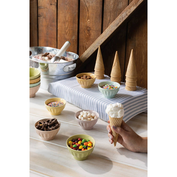 Flora Ice Cream Bowls Set of 4