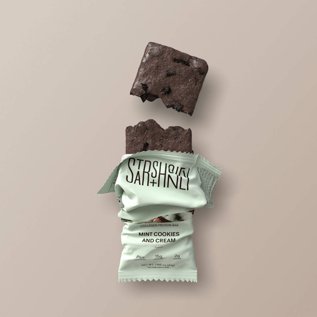 Mint Cookies and Cream Protein Bar