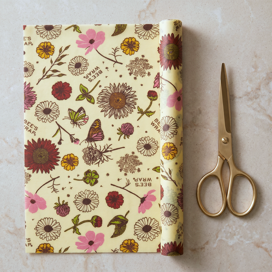 Beeswax Food Wrap Roll - Meadow Magic