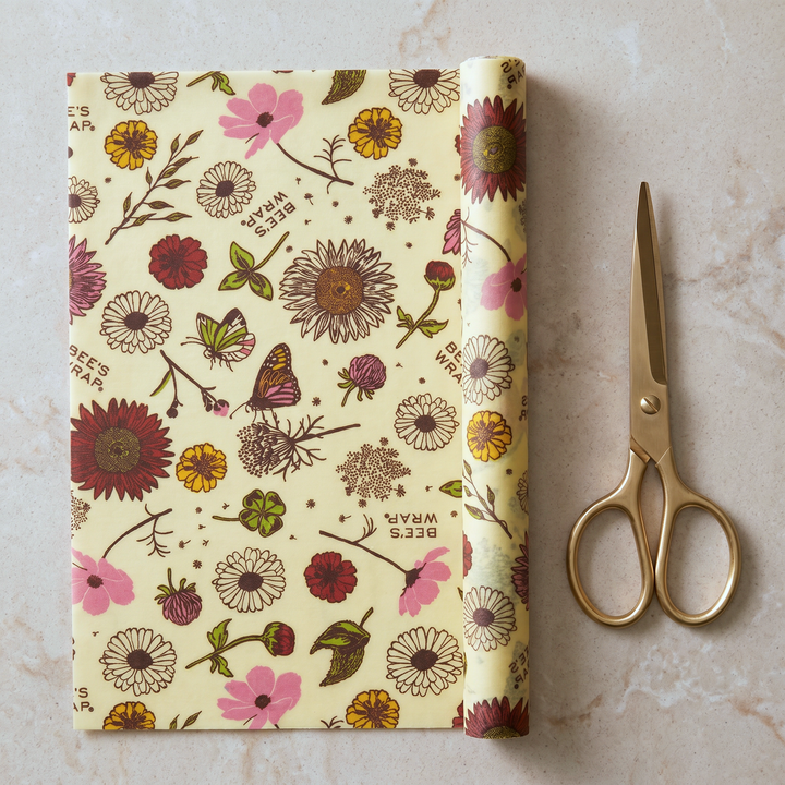 Beeswax Food Wrap Roll - Meadow Magic