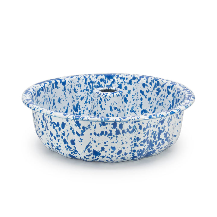 Splatter Enamelware Bundt Pan