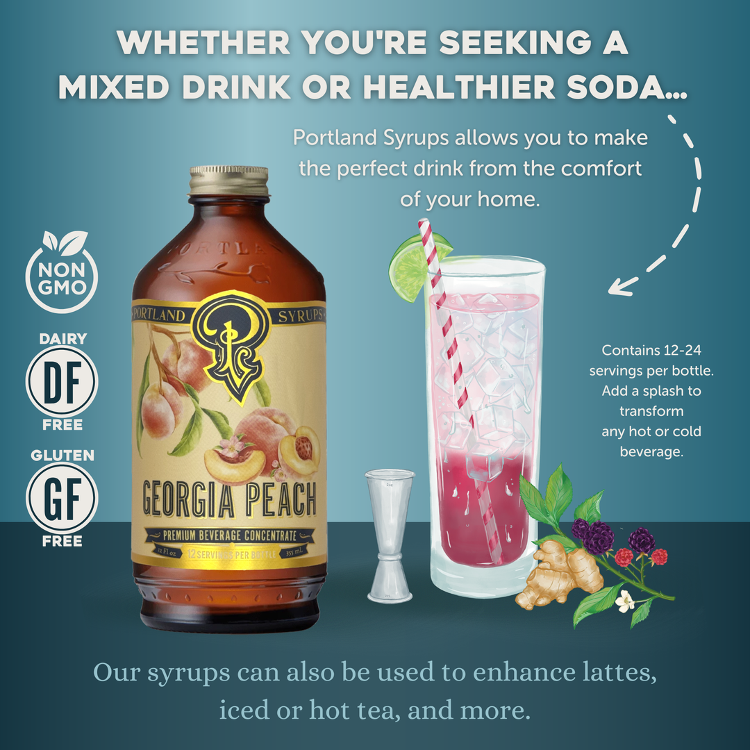 Georgia Peach Syrup, 12oz