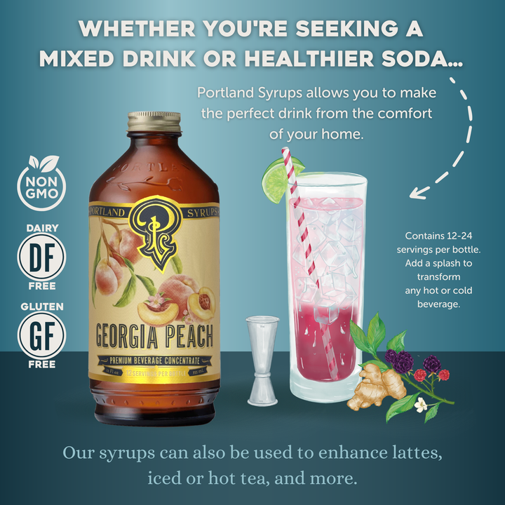 Georgia Peach Syrup, 12oz