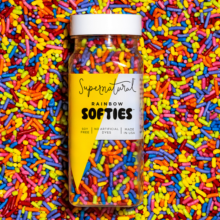 Dye-Free Rainbow Softies Sprinkles