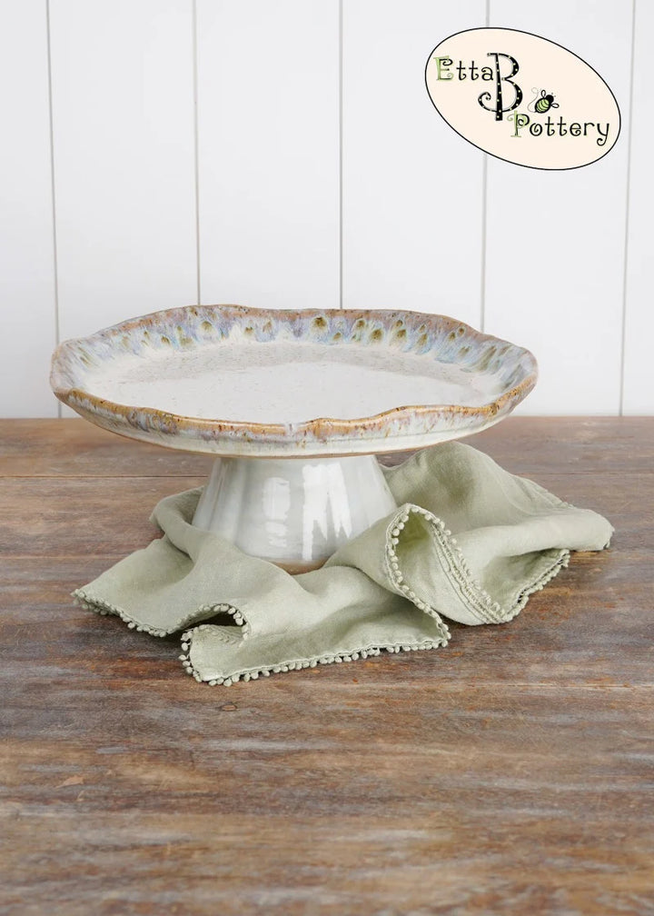 Etta B Pottery Cake Stand