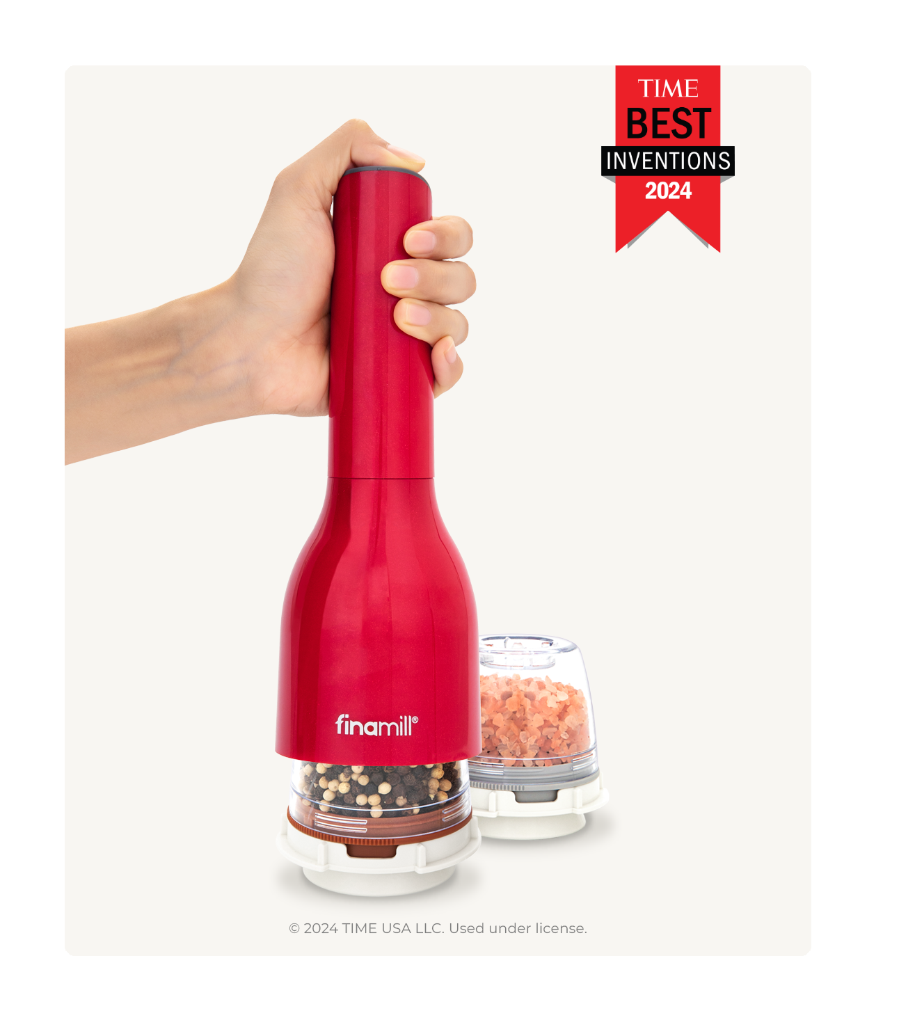 FinaMill Classic Battery Spice Grinder - 1 Everyday Pod, 1 Pepper Pod ...