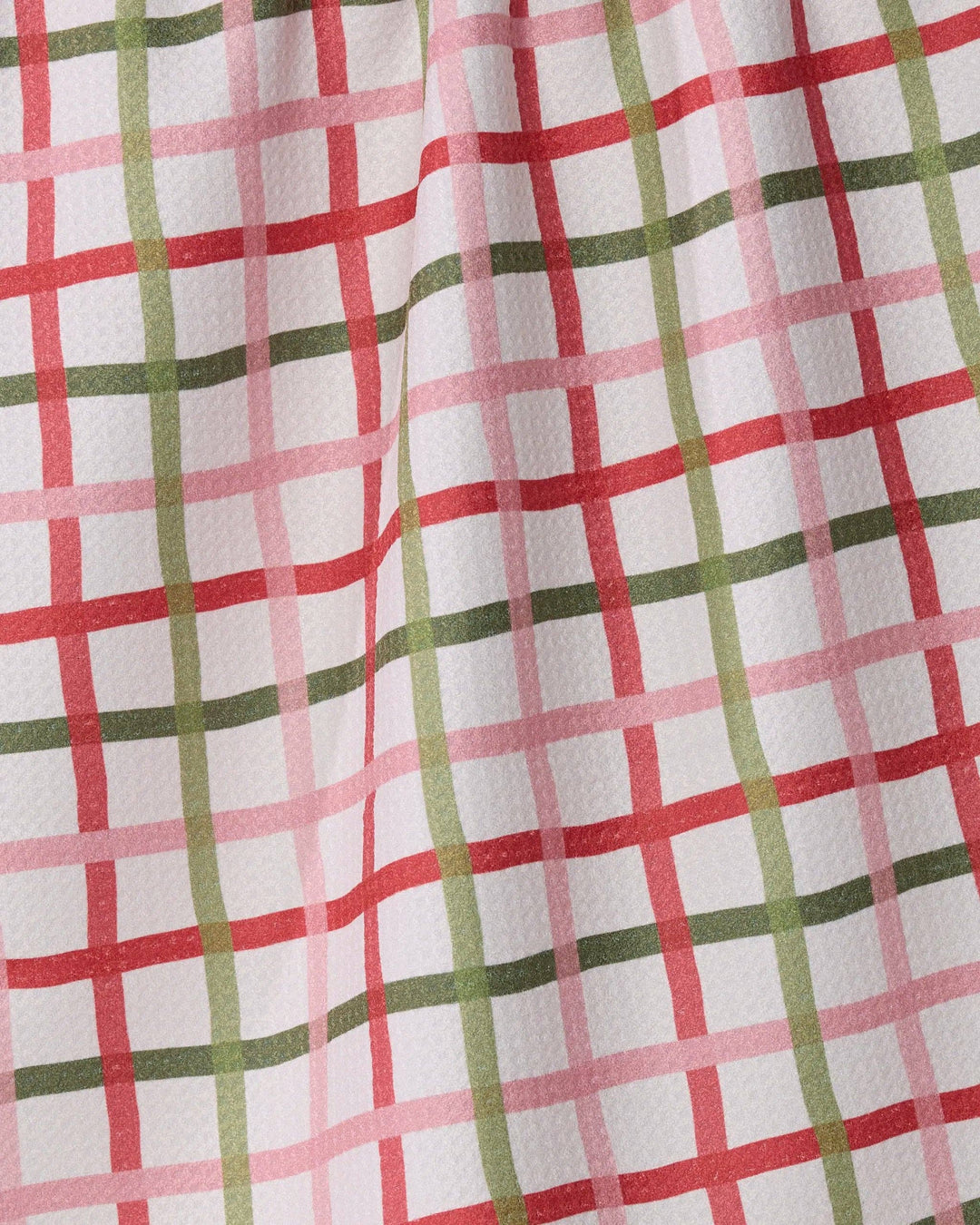 Festive Plaid Tea Towel - Holiday 2026