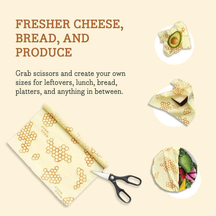 Beeswax Food Wrap Roll - Bakery Lane