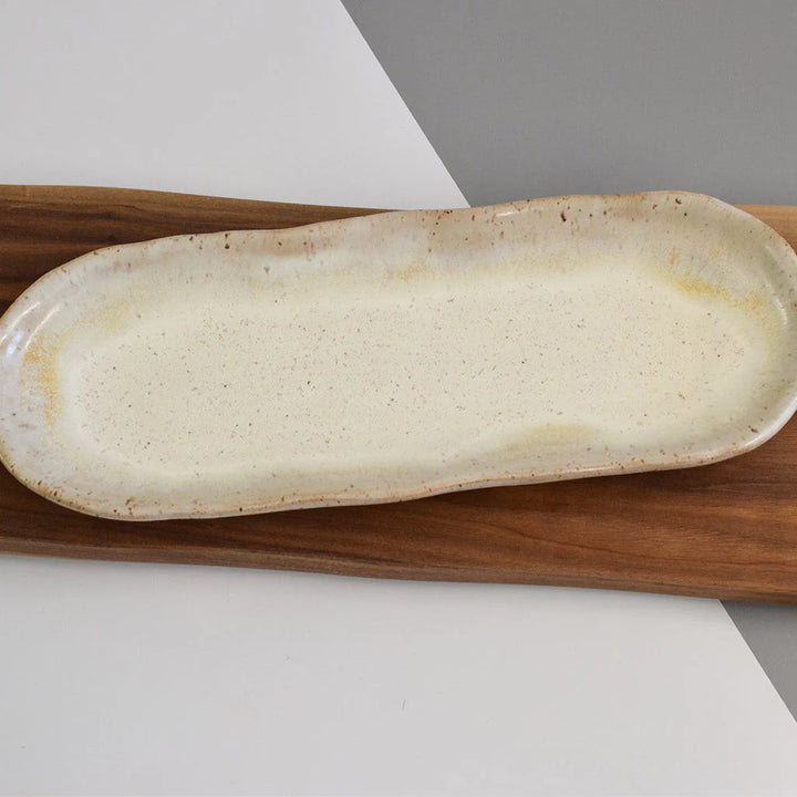 Etta B Pottery Bread Tray