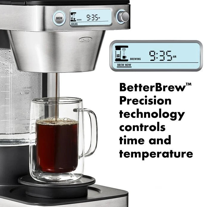 12-Cup Coffee Maker with Podless Single-Serve Function