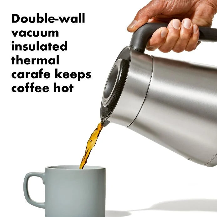 12-Cup Coffee Maker with Podless Single-Serve Function