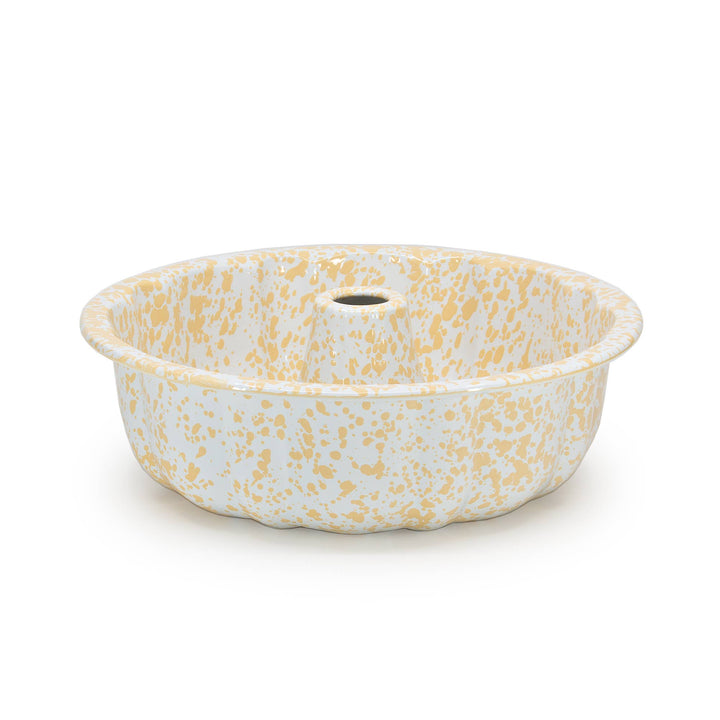 Splatter Enamelware Bundt Pan