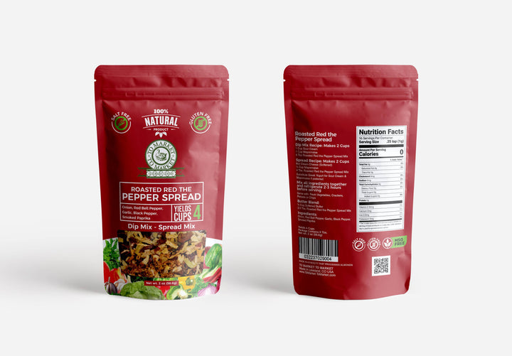 Roasted Red the Pepper Spread Dip Mix