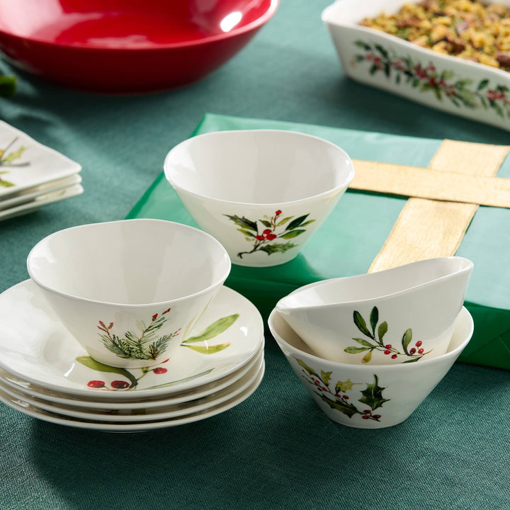 Holly and Vines Ice Cream Bowl