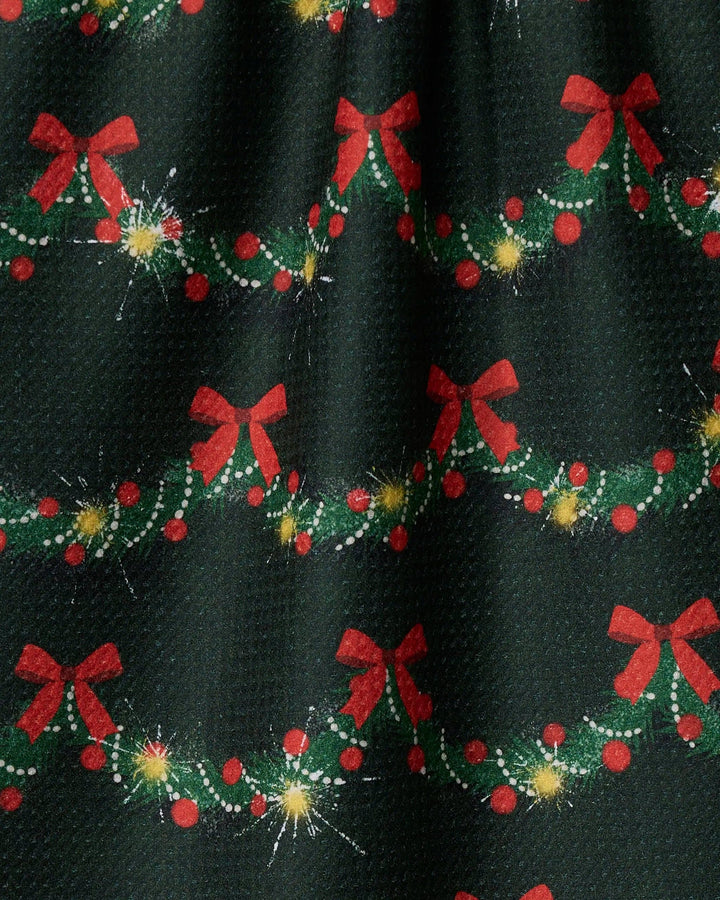 Yuletide Garland Kitchen Tea Towel