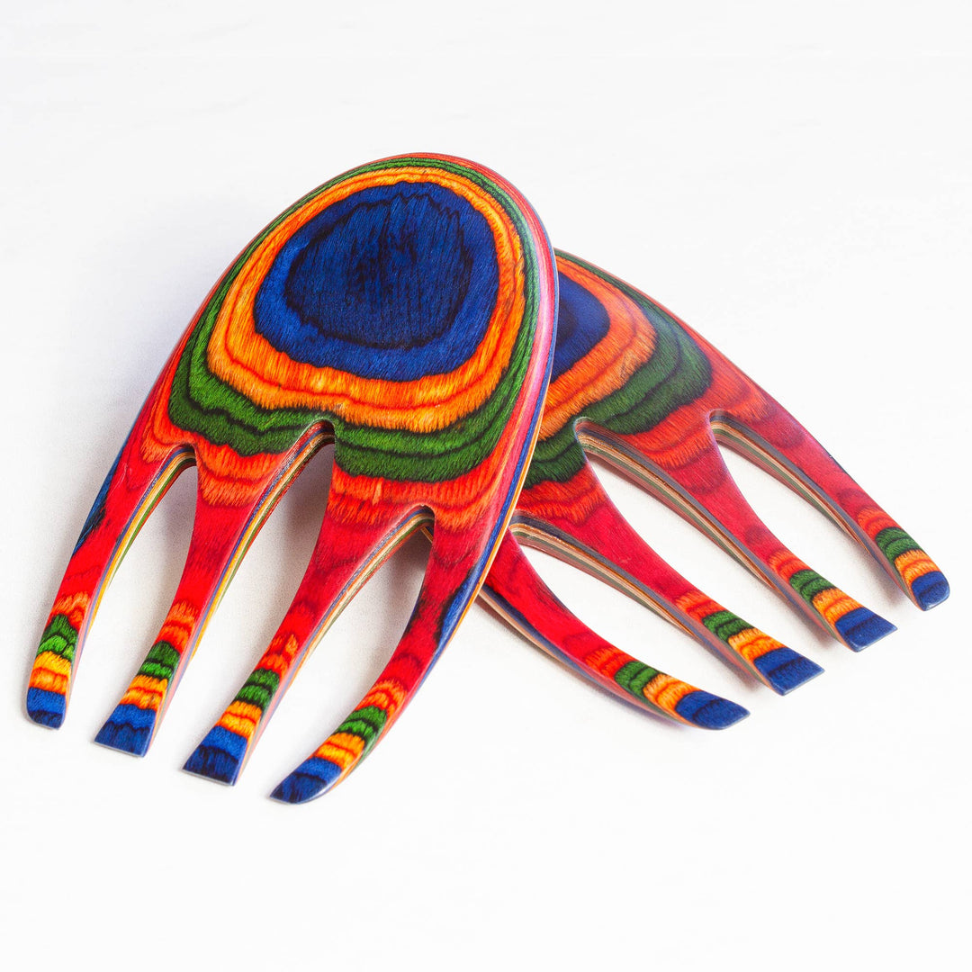 Baltique Marrakesh Salad Hands, Salad Serving Utensilssils