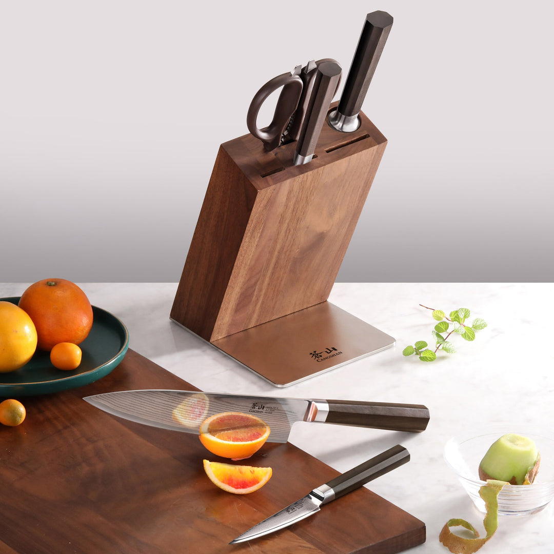 Maya Series 6-Piece HUA Knife Block Set