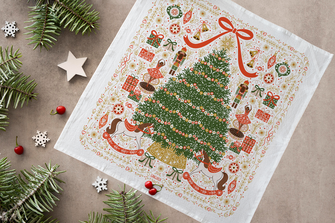 Christmas Tree Tea Towel