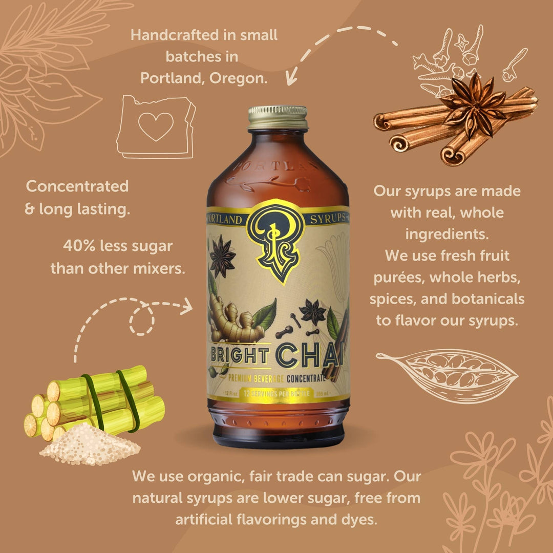Bright Chai Syrup 12oz