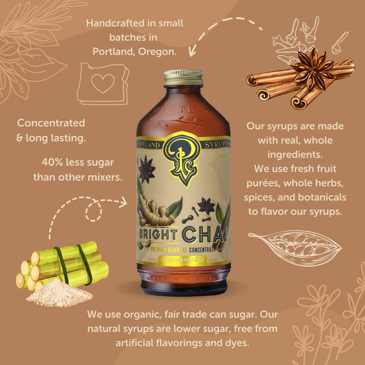 Bright Chai Syrup 12oz