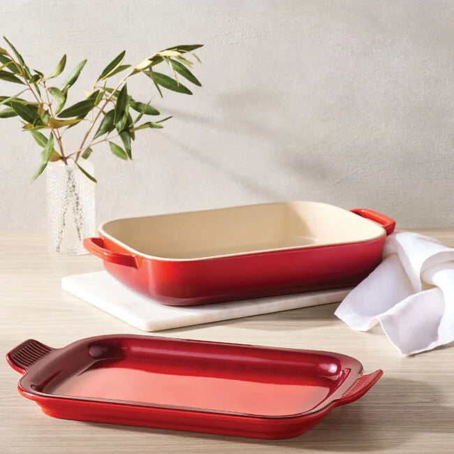 Rectangular Dish with Platter Lid, 3qt