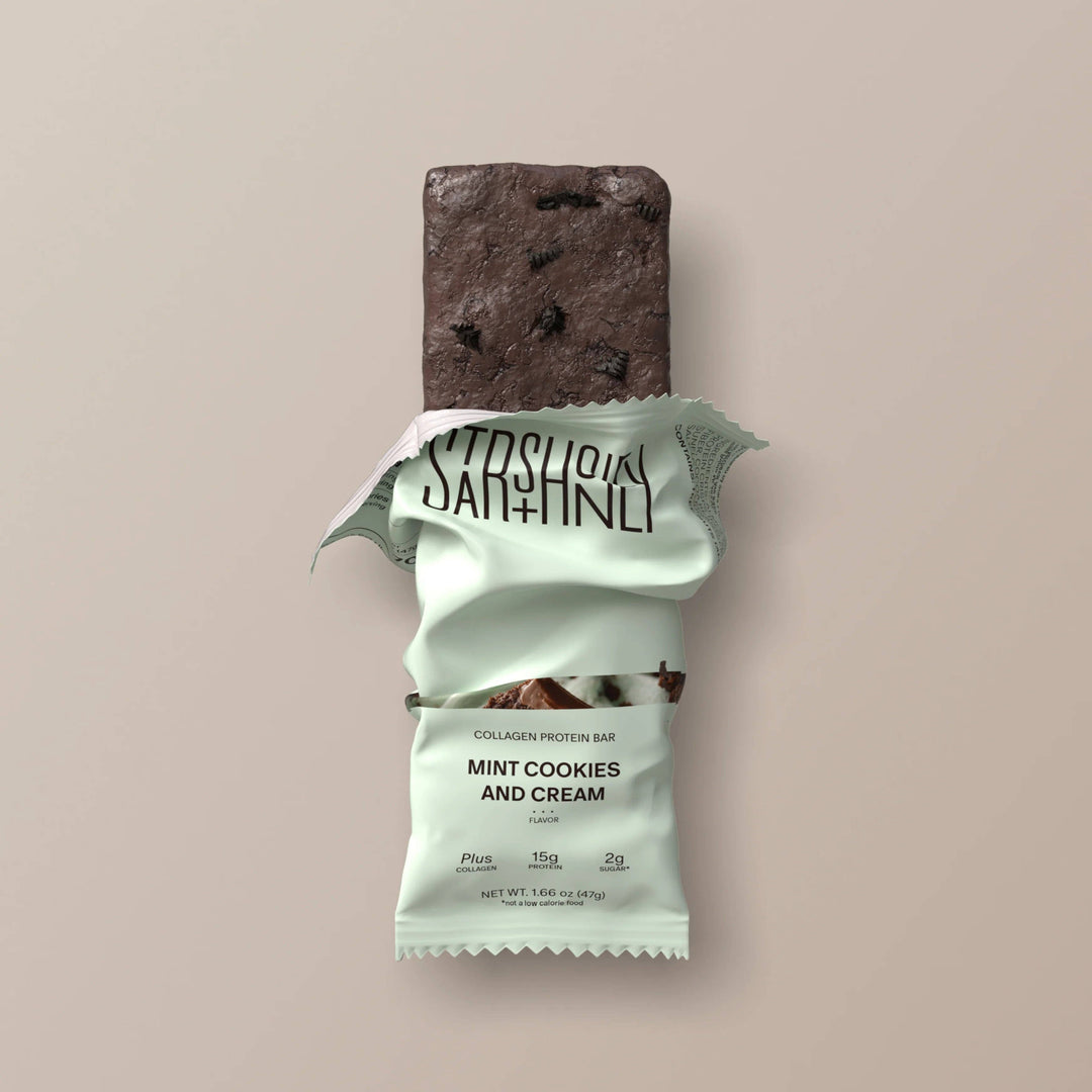 Mint Cookies and Cream Protein Bar
