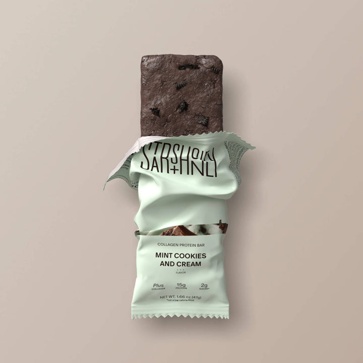 Mint Cookies and Cream Protein Bar