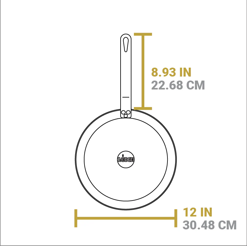 12" Seasoned Carbon Steel Skillet