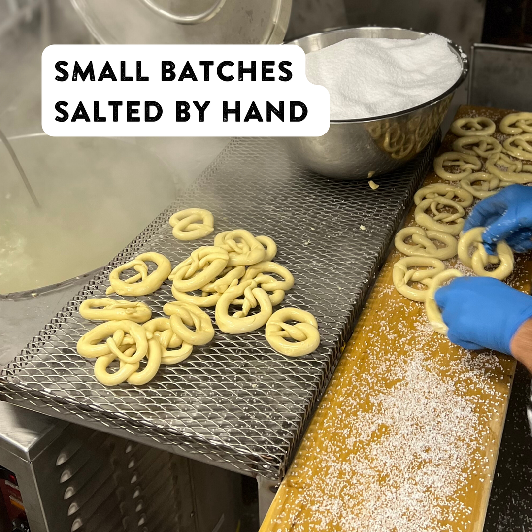 Handmade Sourdough Pretzels, Salted, 8oz Bag