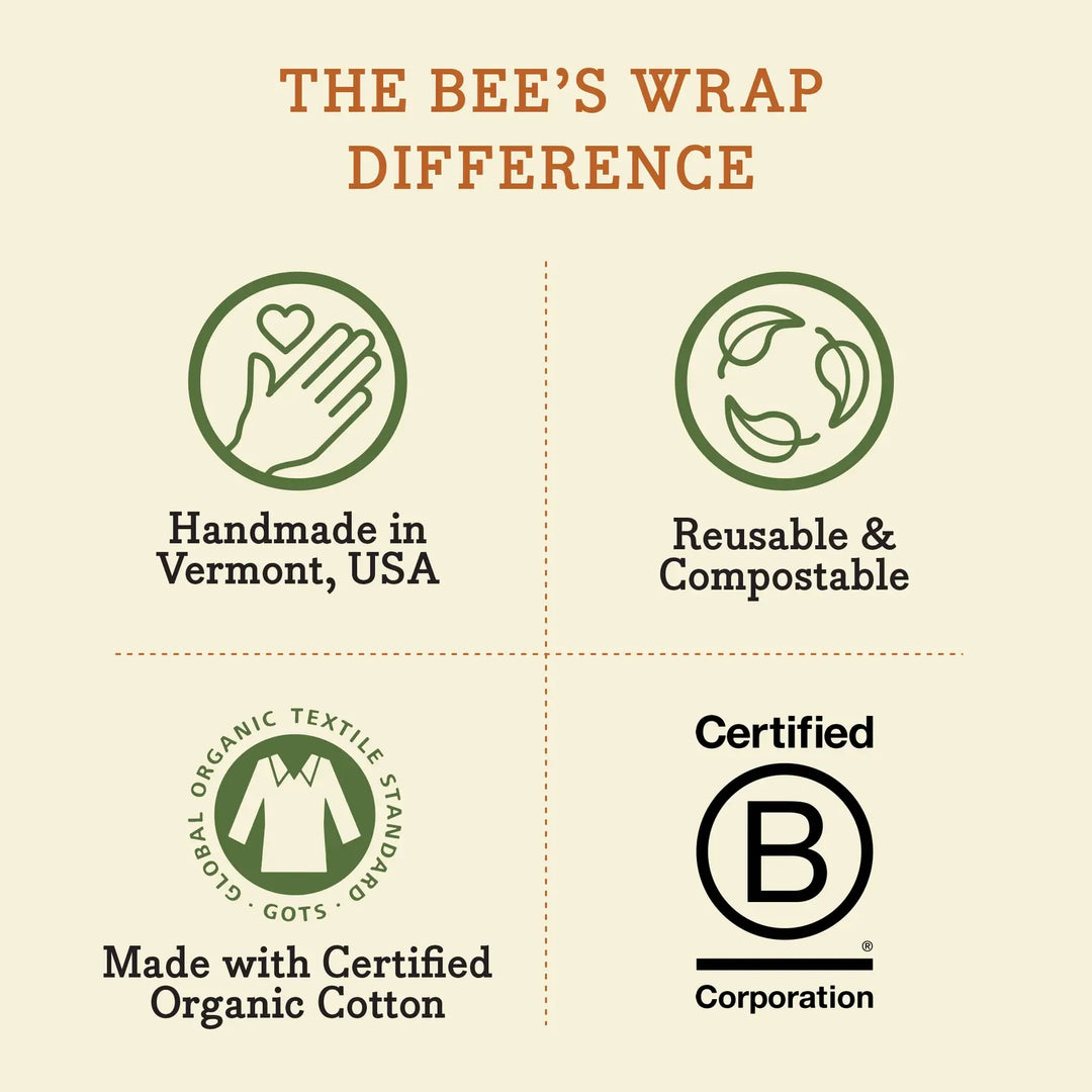Beeswax Food Wraps 3 Pack - Meadow Magic