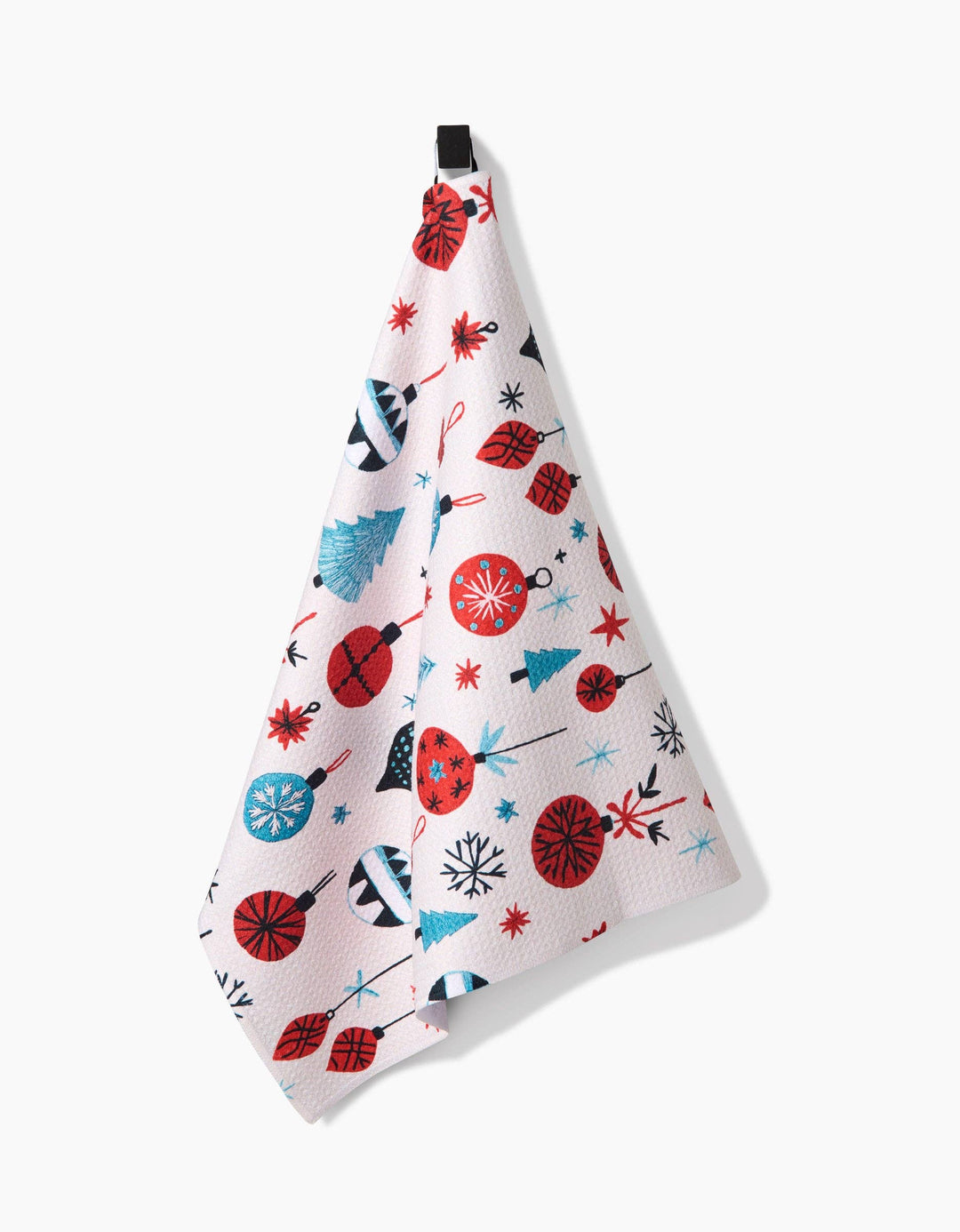 Embroidered Ornaments Kitchen Tea Towel
