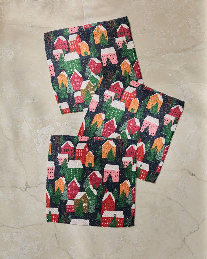 Alpine Village Dishcloth Set - Holiday 2026
