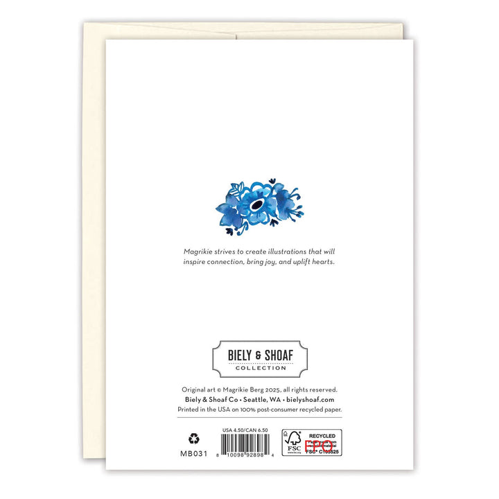 Book Stack Get Well Card