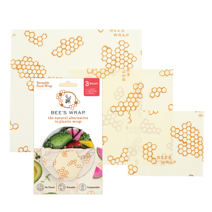 Bee's Wrap Honeycomb, Assorted 3 Pack